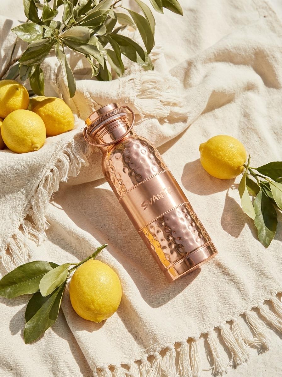 Svante lifestyle — tote and bottle